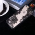 Пластиковый чехол с силиконовым бампером "Кружевной Винтаж" черный для iPhone 7 Plus