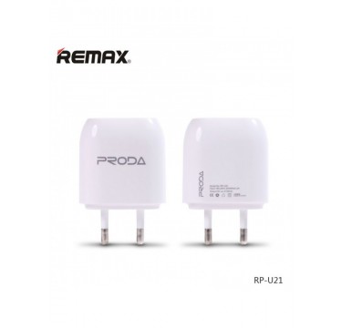 Сетевое зарядное устройство "Remax Proda" на 2 USB 2.1A
